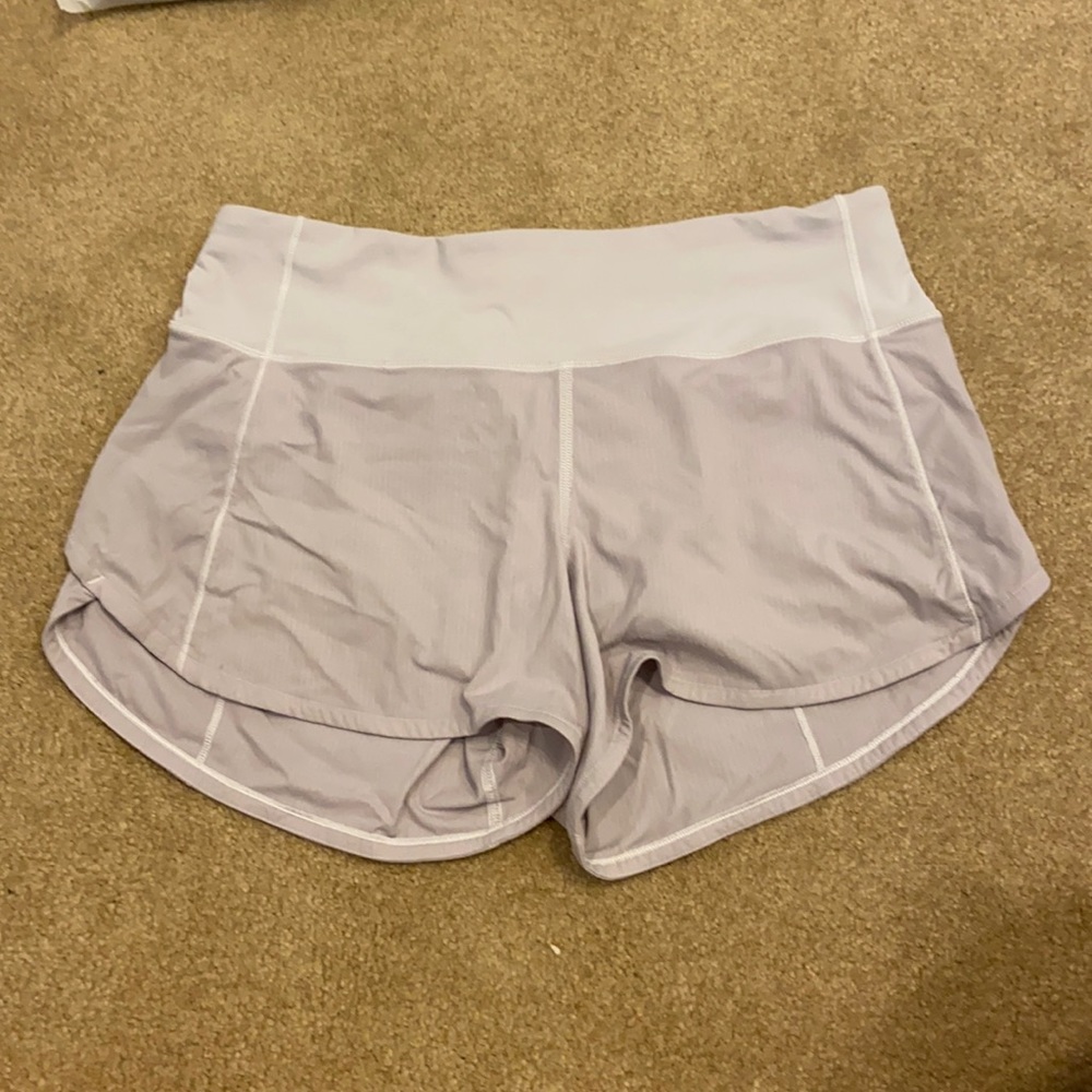 white speed up shorts